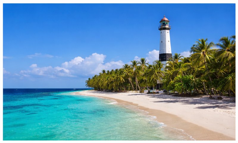 Minicoy Lighthouse & Lagoon
